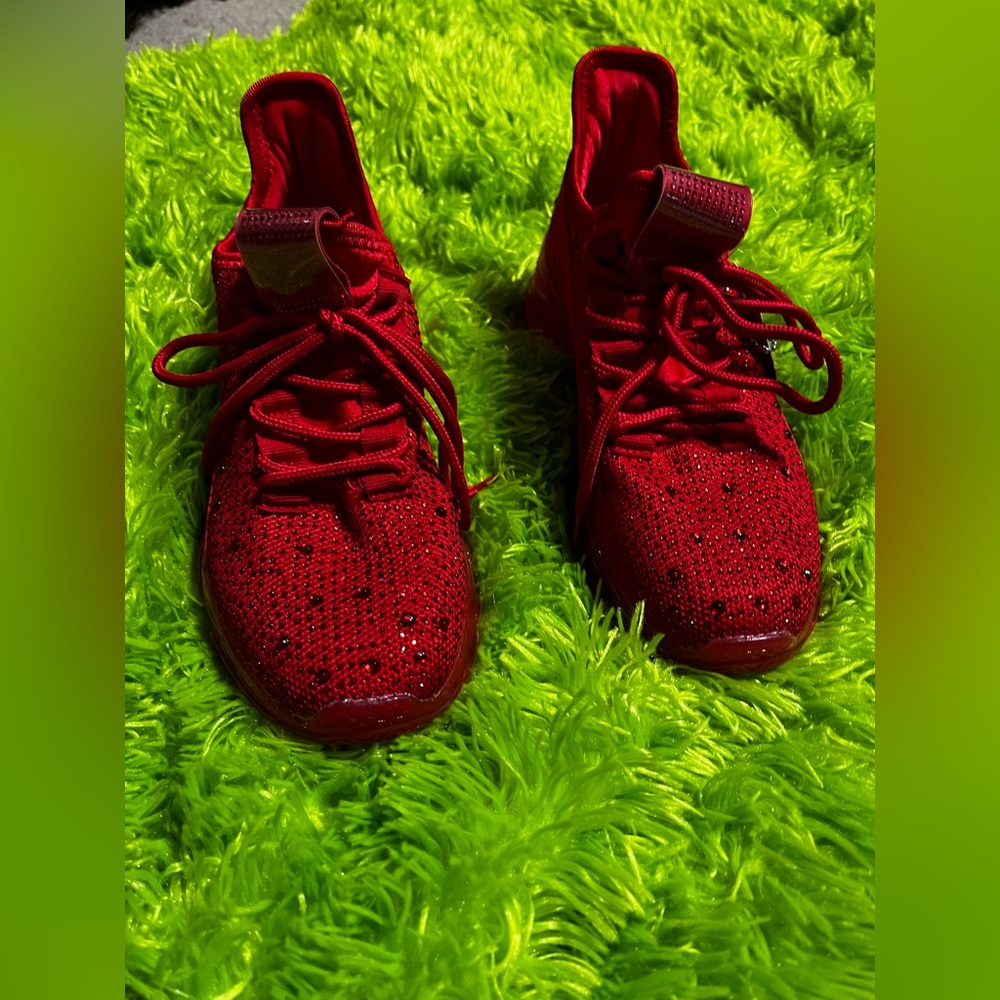 BELOS Red Memory Foam Sneakers